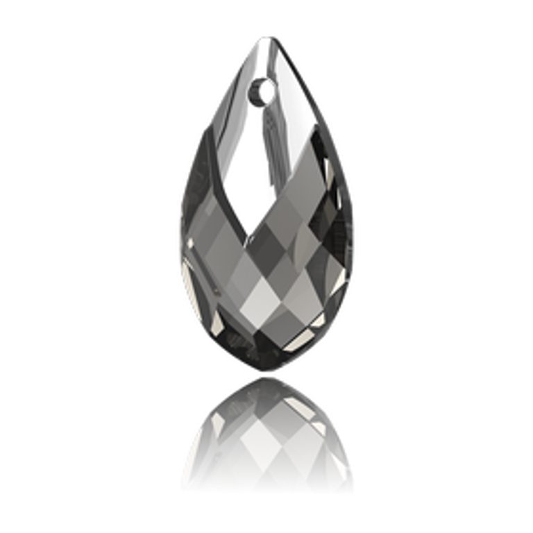 SWAROVSKI 6565 18 mm Black Diamond Light Chrome Z MCI