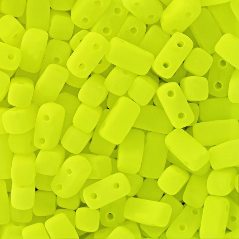 CzechMates Brick 6x3mm Neon Yellow No.117