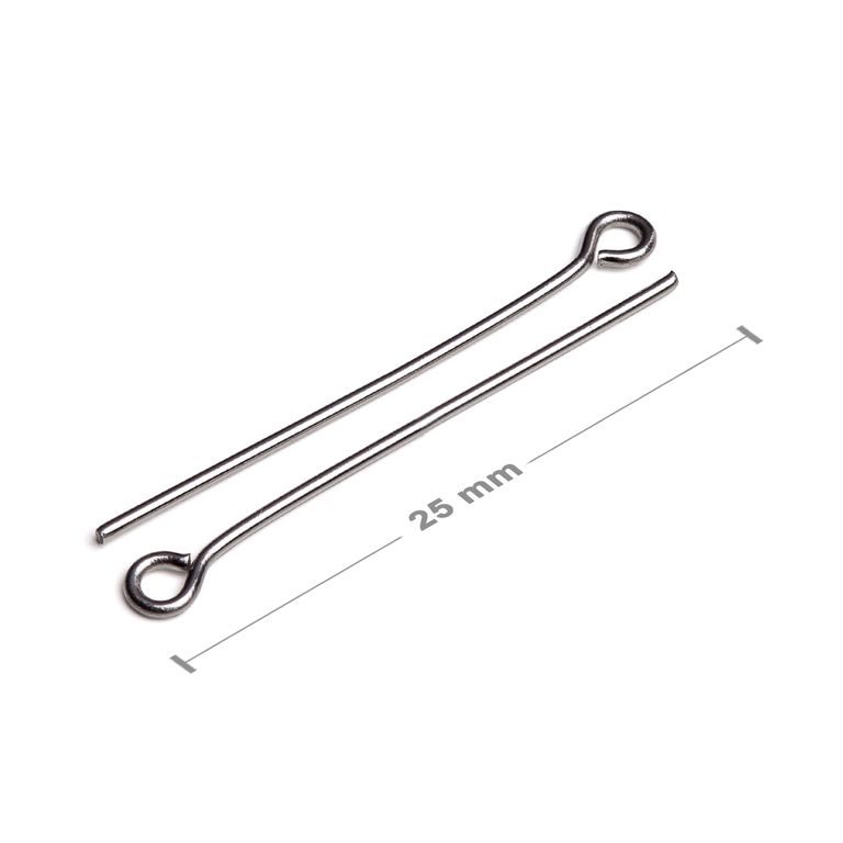 Stainless steel 316L eyepins 25x0.7mm