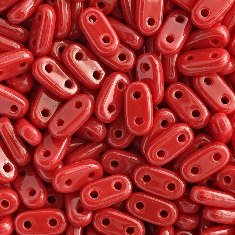 CzechMates Bar 6x3mm Opaque Red č.376