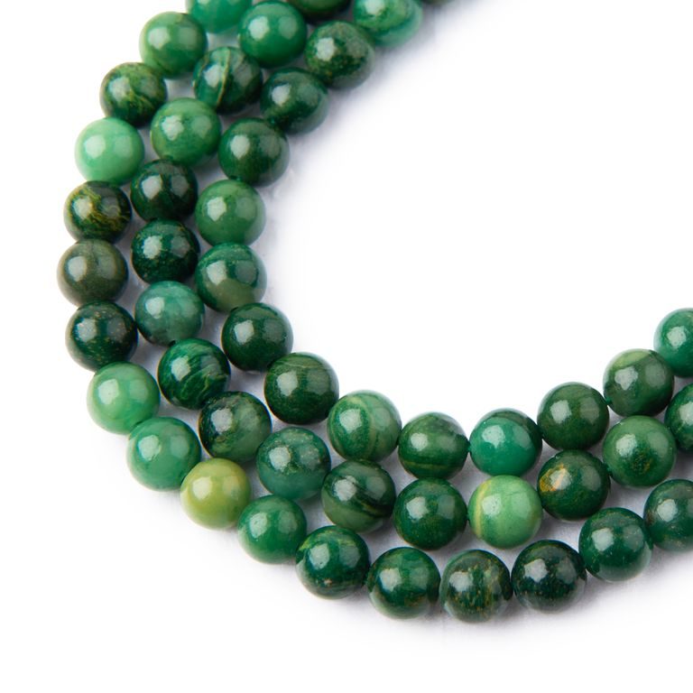 African Jade beads 6mm