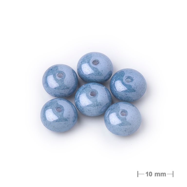 Glass pressed beads No.456