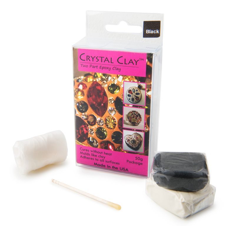 Hmota Crystal Clay 50g černá č.18