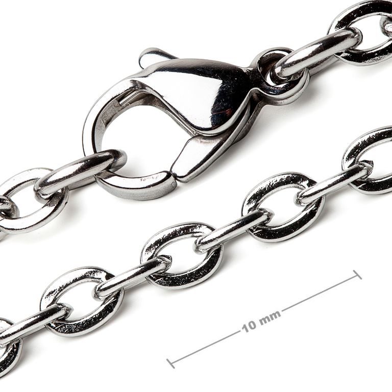 Stainless steel finished jewellery chain 45cm No.3