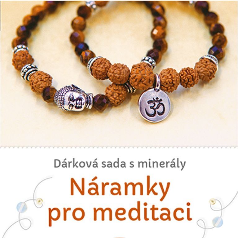 Dárková sada s minerály - Náramky pro meditaci