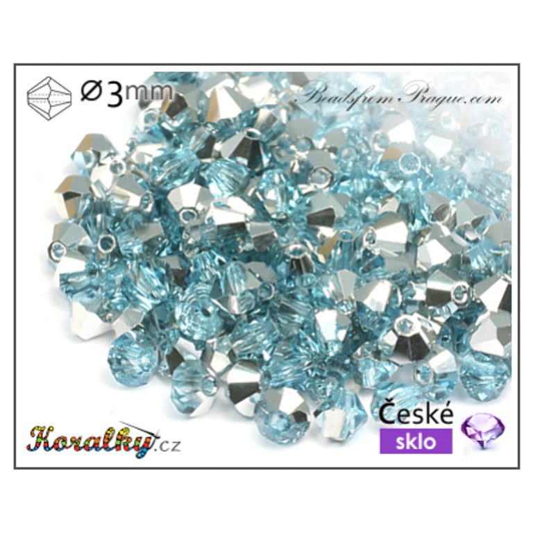 Czech crystal bicone beads 3mm No.18