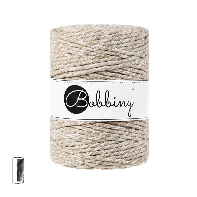 Bobbiny Macramé Rope XXL 5mm Frappe