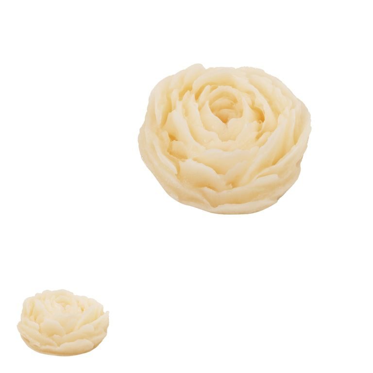 Manumi silikonová forma na odlévání kreativní hmoty 75 x 27 mm ve tvaru rozkvetlé růže