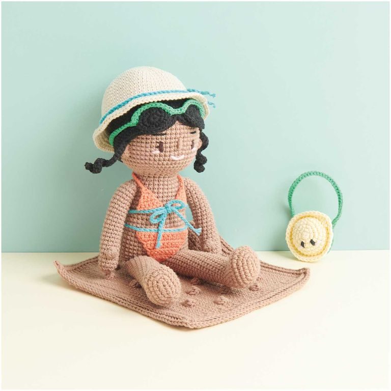 Bavlnená háčkovacia priadza Ricorumi dk odtieň 056 nugátová