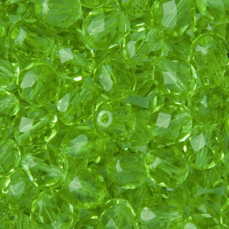 Mărgele șlefuite 8mm Peridot