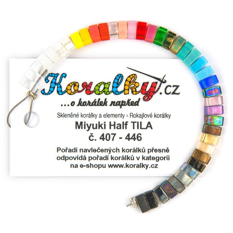 Bead sampler Miyuki Half TILA