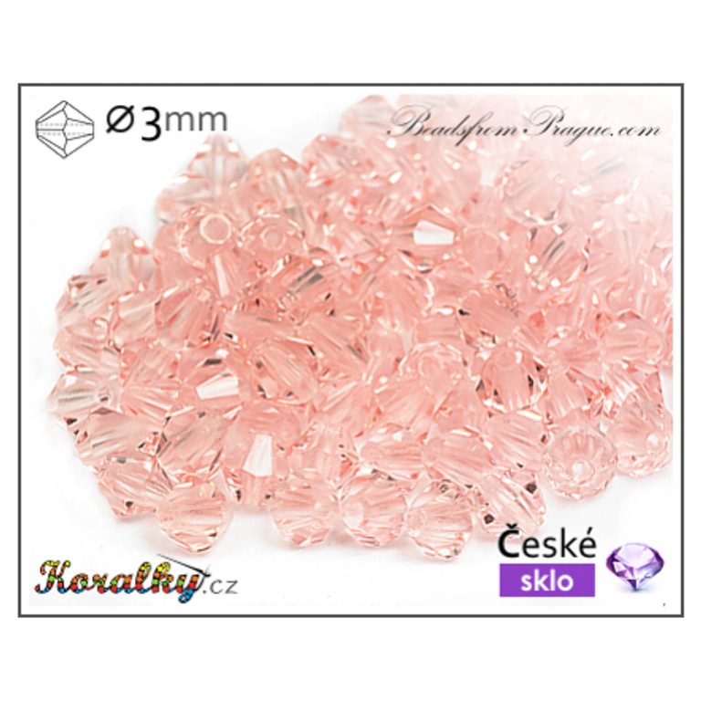 Czech crystal bicone beads 3mm No.5