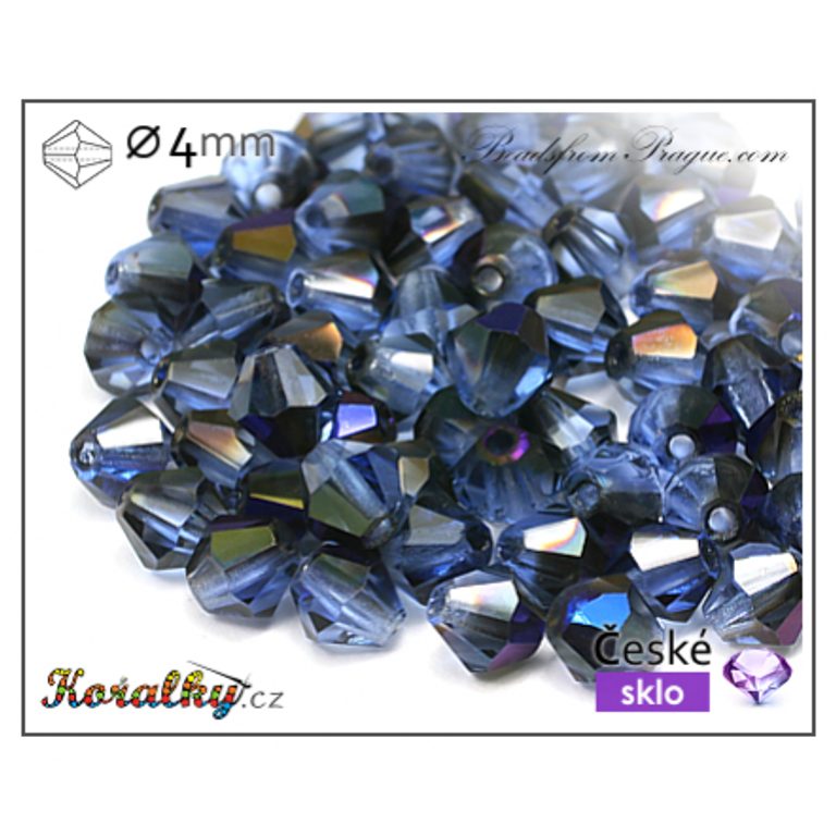 Czech crystal bicone beads 4mm No.111