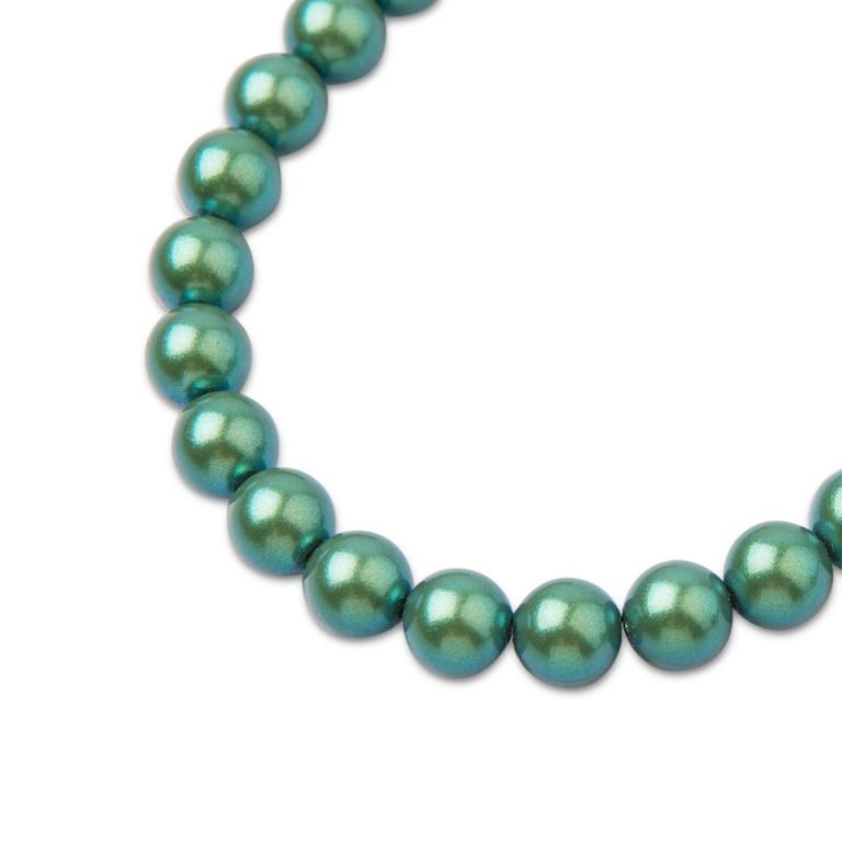 Preciosa perlă rotundă MAXIMA 6mm Pearlescent Green