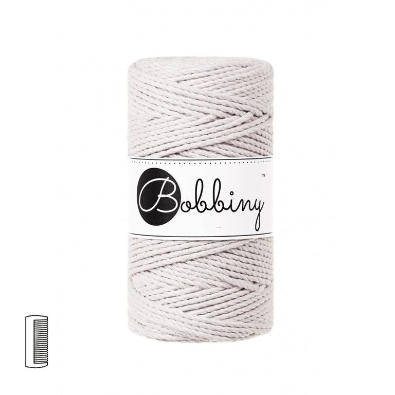 Bobbiny Macramé příze Regular 3PLY 3mm Moonlight