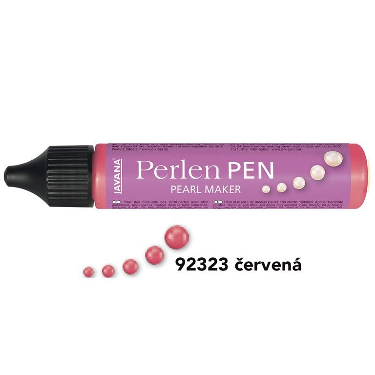 Perle lichide KREUL PERLEN PEN 29ml roșu