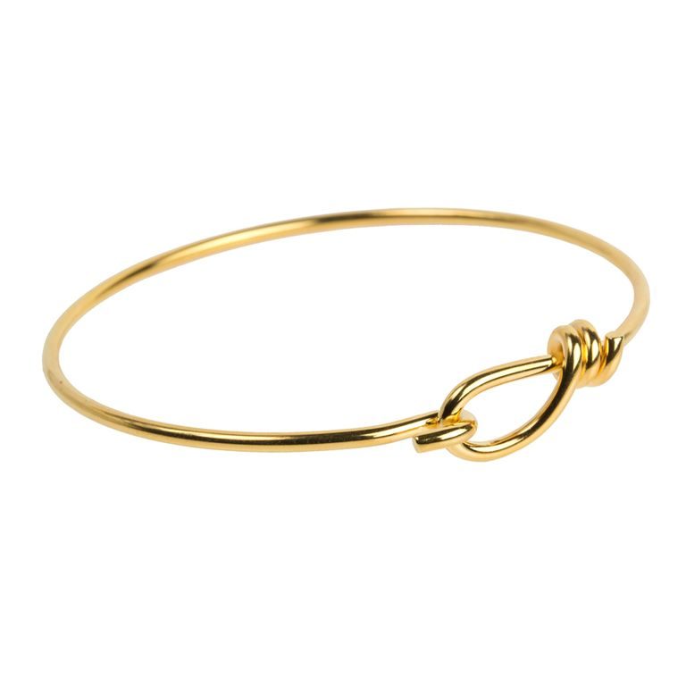 TierraCast bracelet with a hook gold