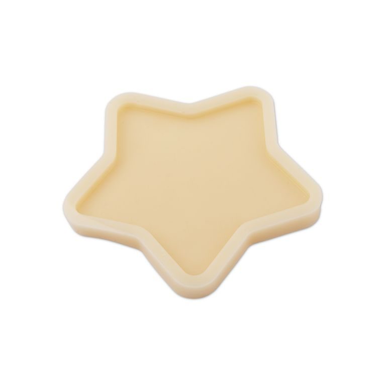 Silicone mould for creative clays star 105x105x10mm