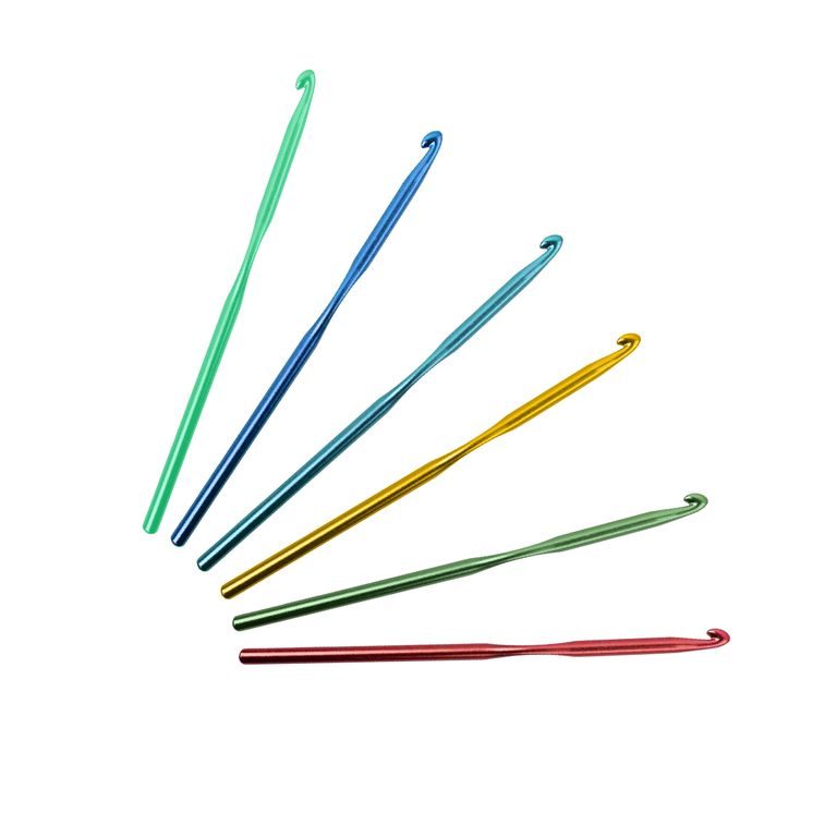Aluminium crochet hook 5 mm