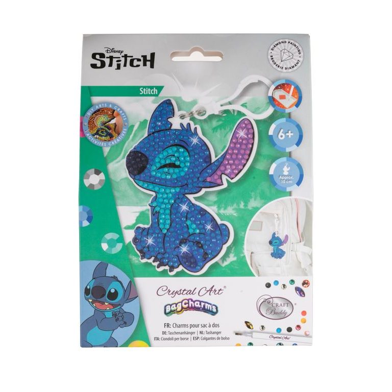 Diamantové malování sada přívěsek na batoh Stitch