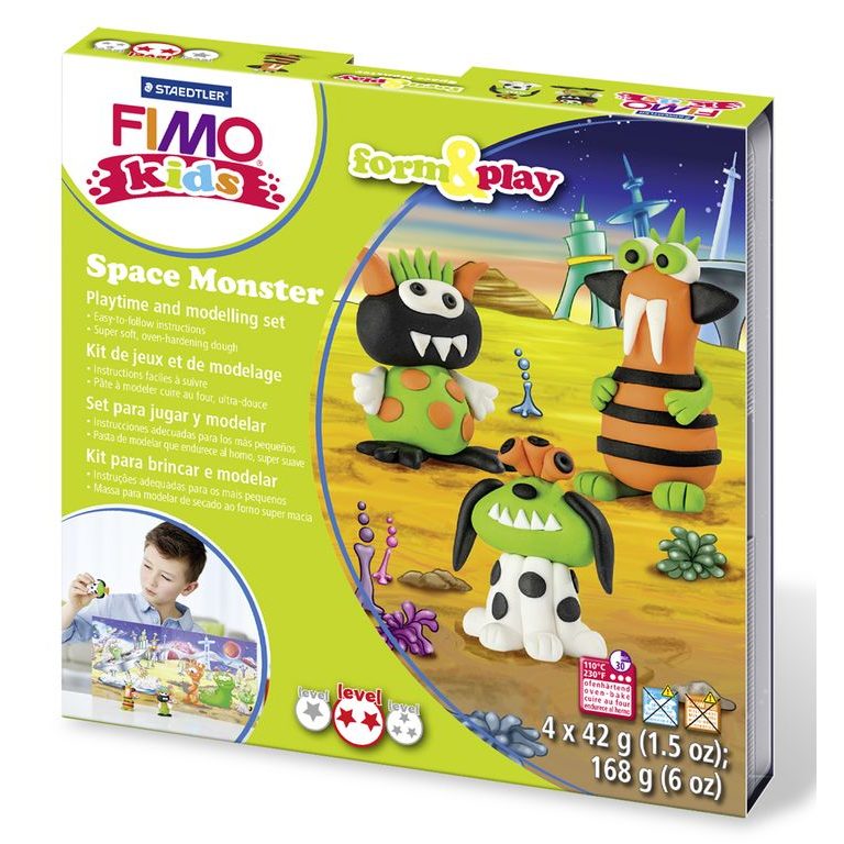 FIMO Kids Form&amp;Play set Monștri din spațiu