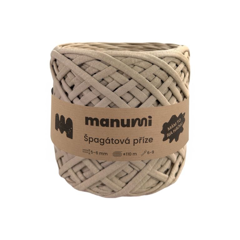 Manumi špagátová příze béžová