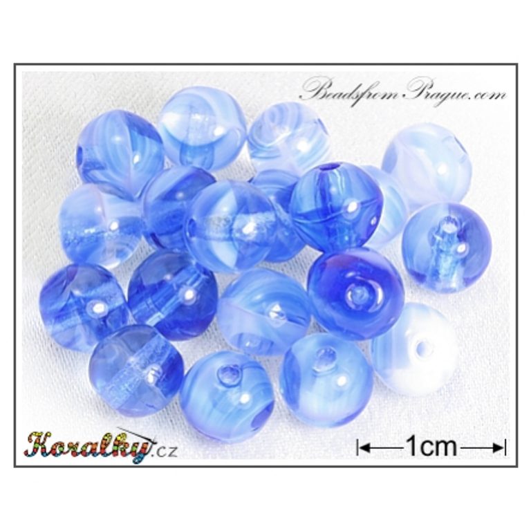 Glass pressed beads no.82