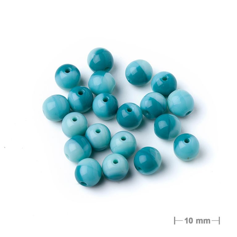 Glass pressed beads No.458