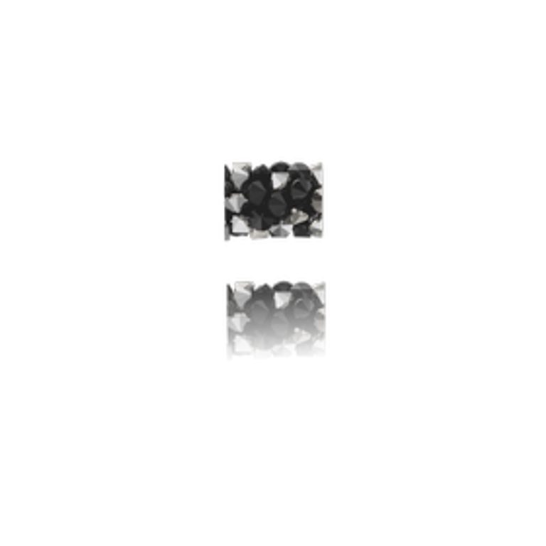 SWAROVSKI 5951 8 mm Crystal Metallic Silver Steel