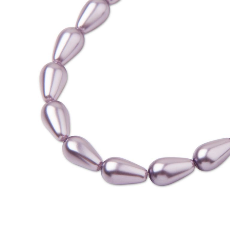Preciosa perla hruška 10x6 mm Pearl Effect Lavender