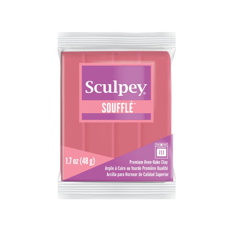 Sculpey SOUFFLÉ Guava roz deschis