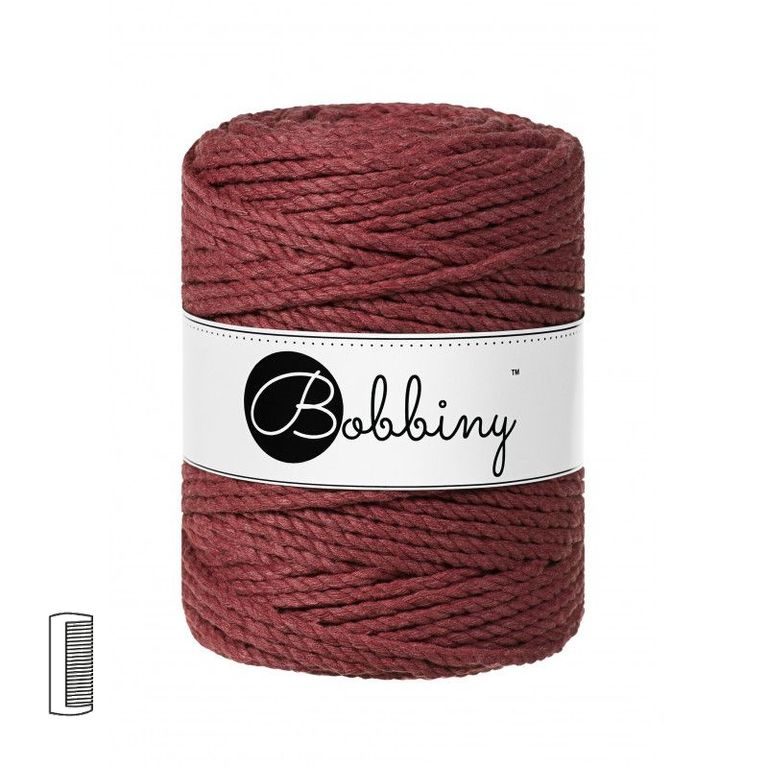 Bobbiny Macramé příze XXL 3PLY 5mm Wild Rose