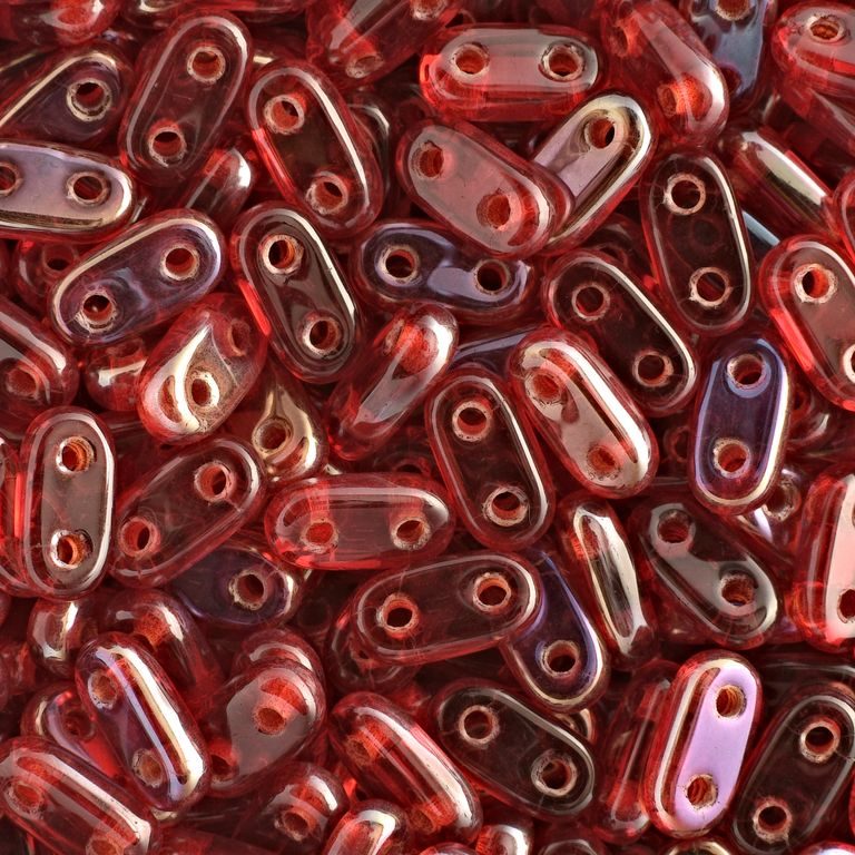 CzechMates Bar 6x3mm Twilight Siam Ruby č.378