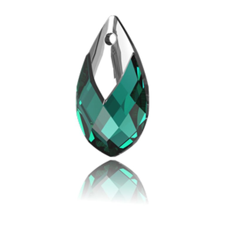 SWAROVSKI 6565 18 mm Emerald Light Chrome Z MCI