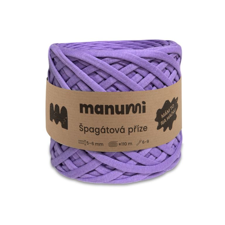 Manumi špagátová příze levandulová