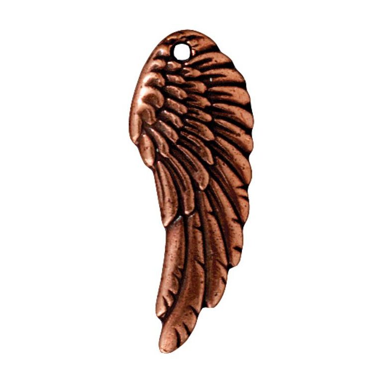 TierraCast pendant Wing antique copper