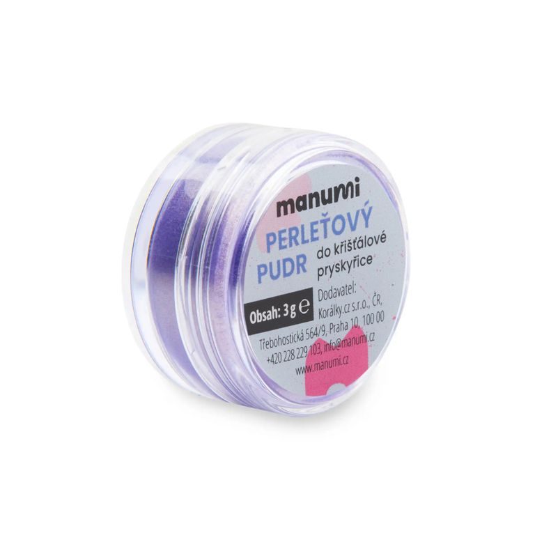 Pearly powder for crystal resin light purple 3g