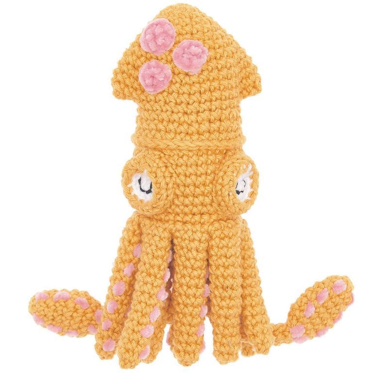 Bavlnená háčkovacia priadza Ricorumi dk odtieň 063 šafránová