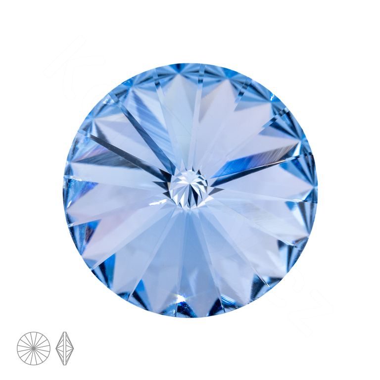 Preciosa MC Rivoli MAXIMA SS47 Light Sapphire