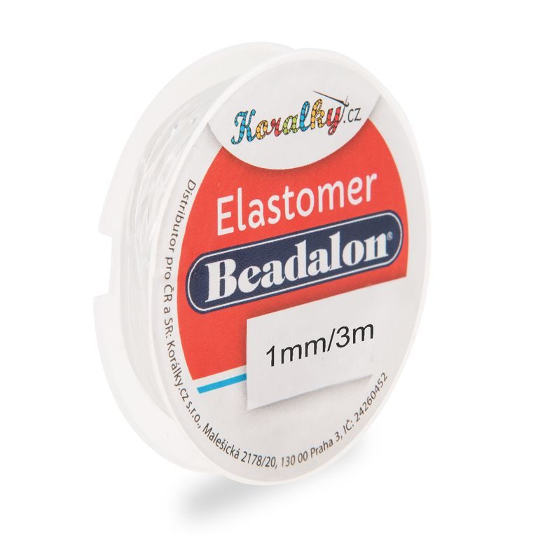 Beadalon elastic bead cord 1mm/3m