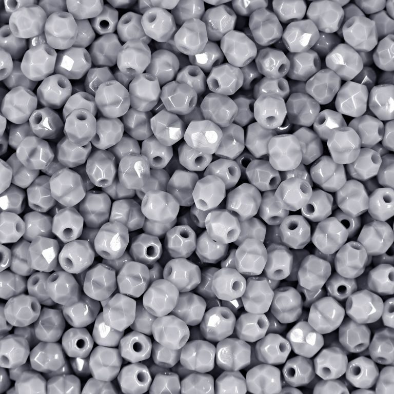 Mărgele șlefuite 3mm Coral Gray