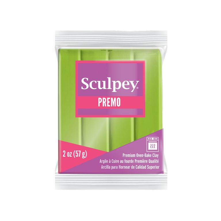 Sculpey PREMO verde deschis perlat