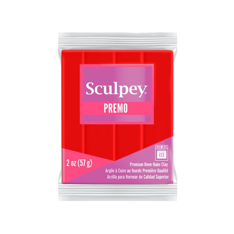 Sculpey PREMO cadmium red