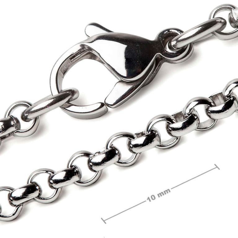 Stainless steel finished jewellery chain 50cm No.16