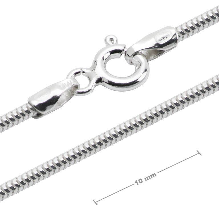 Sterling silver 925 chain with clasp 60cm No.589