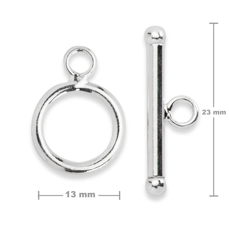 Sterling silver 925 toggle clasp 13mm No.551