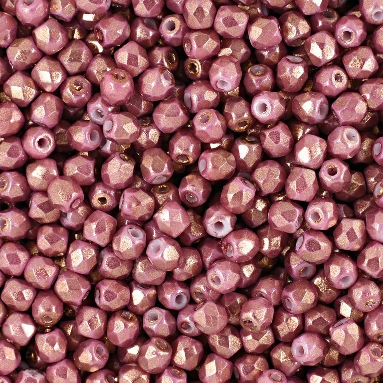 Manumi české broušené korálky 3 mm Halo Ethereal Cherub