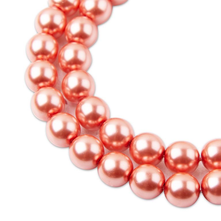 Glass pearls 8mm pink