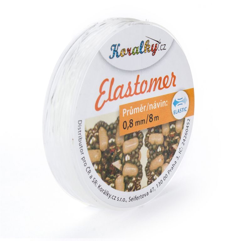 Elastomer 0,8mm/8m čirý