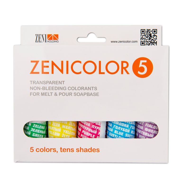 Soap colours set 5x30g